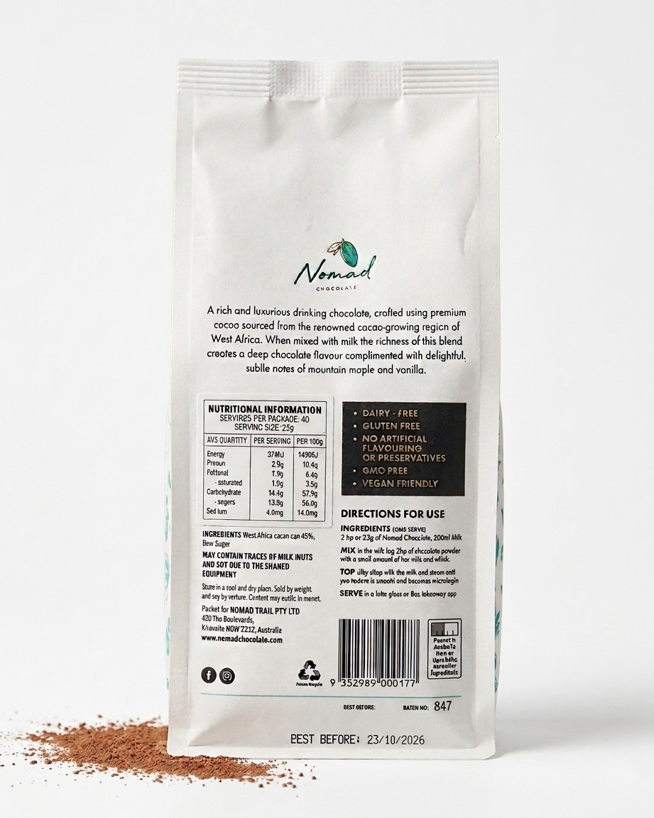 Nomad West Africa 45% Dark Chocolate