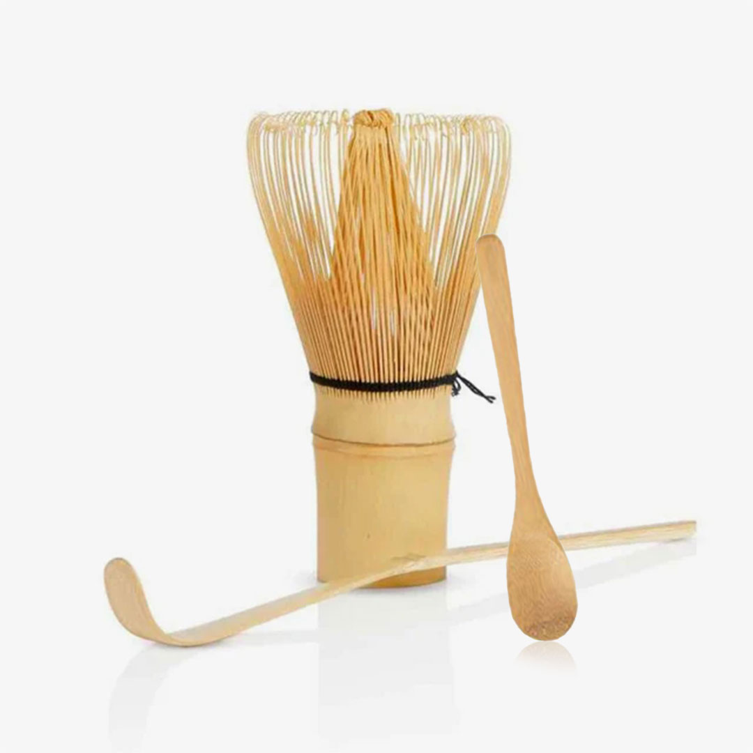 Traditional Bamboo Matcha Whisk & Scoop Set