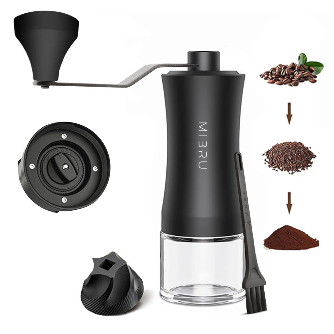 Portable Manual Coffee Grinder with Ceramic Burr